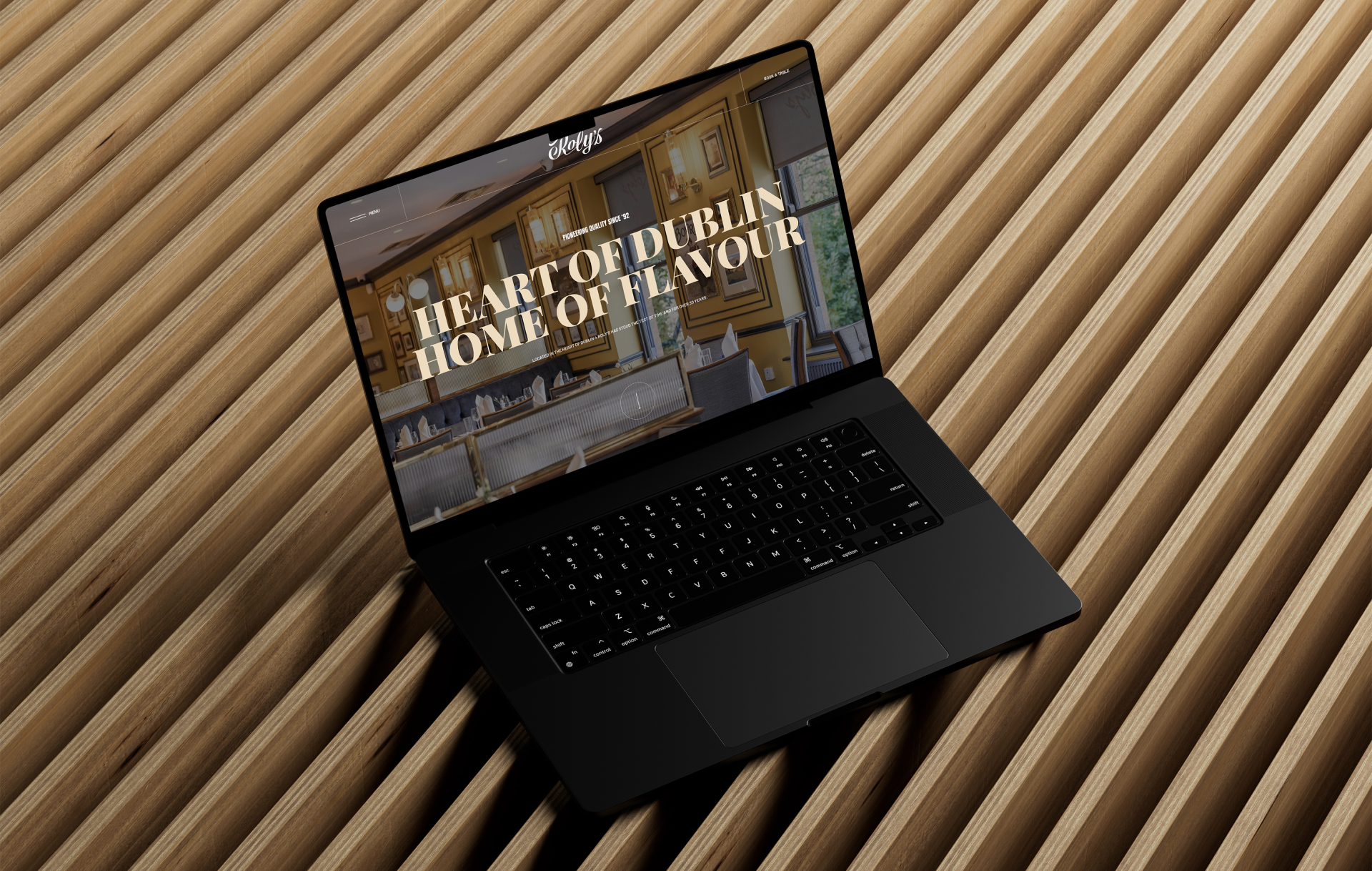 A-Rated Performing Website for A Renowned Dublin Restaurant