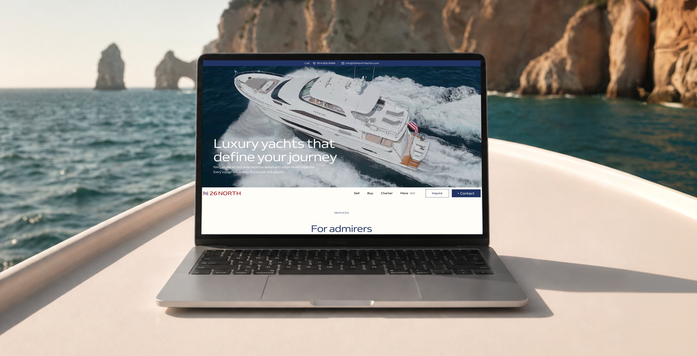 Generating Leads for a Luxury Yacht Brokerage Through AI-Powered Website