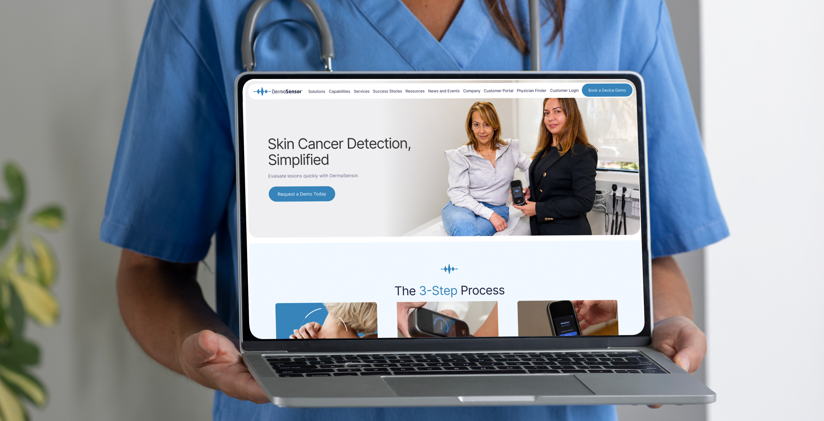 High-Performance Website for First FDA-Cleared AI Device for Skin Cancer Detection